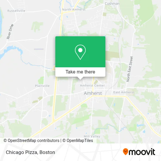 Chicago Pizza map