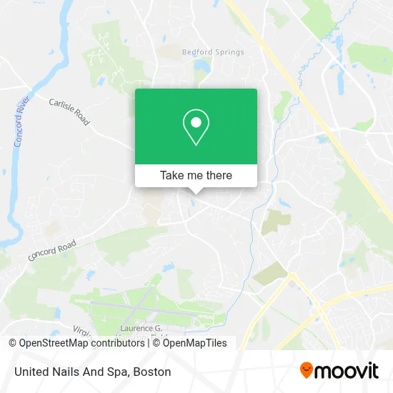 United Nails And Spa map