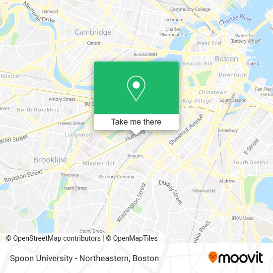 Spoon University - Northeastern map