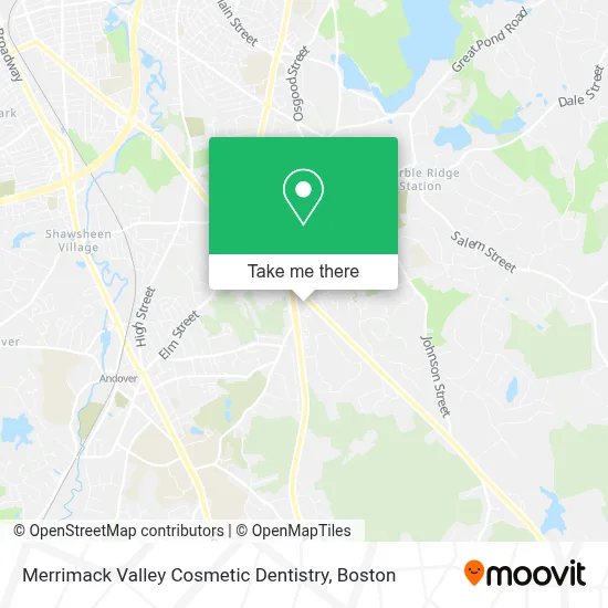 Merrimack Valley Cosmetic Dentistry map