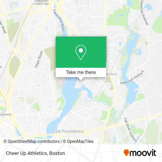 Cheer Up Athletics map