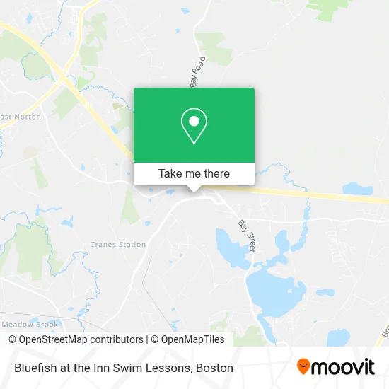 Bluefish at the Inn Swim Lessons map