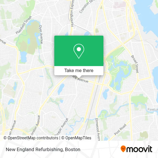 New England Refurbishing map