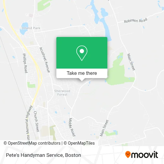 Pete's Handyman Service map