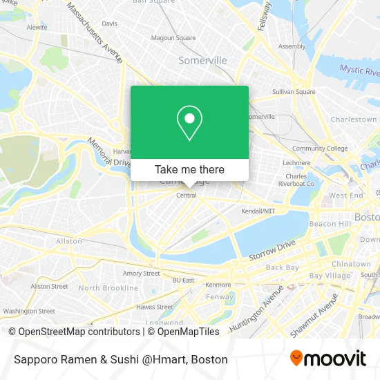 Sapporo Ramen & Sushi @Hmart map
