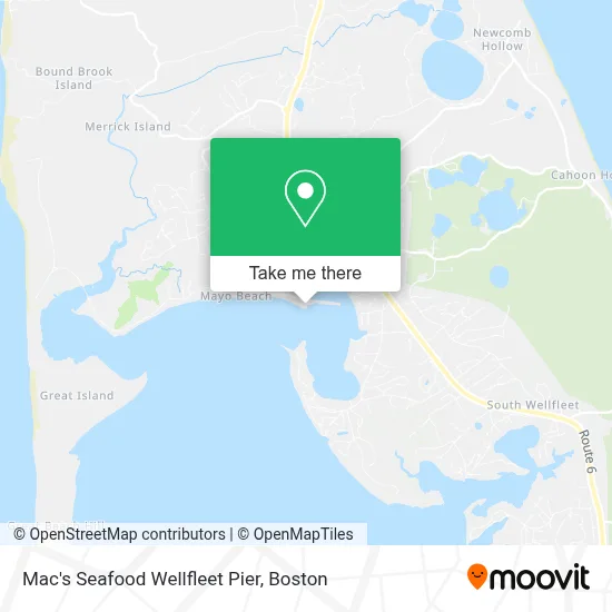 Mac's Seafood Wellfleet Pier map