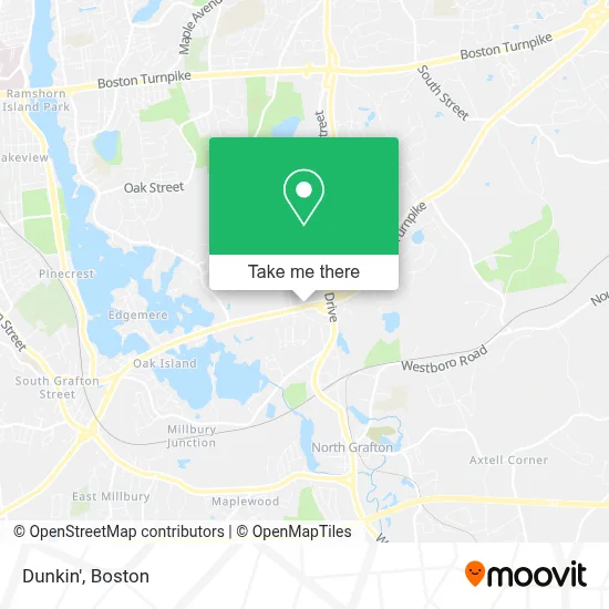 Dunkin' map