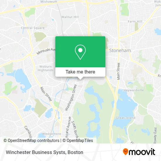 Winchester Business Systs map