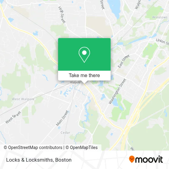 Locks & Locksmiths map