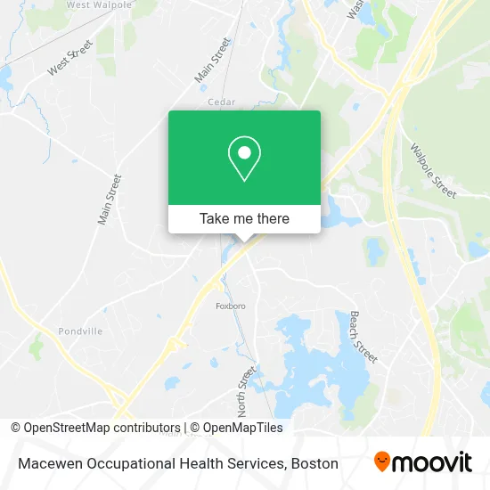Macewen Occupational Health Services map