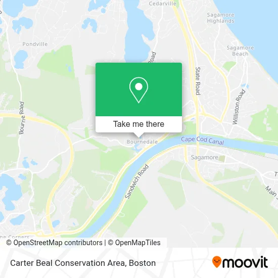 Carter Beal Conservation Area map