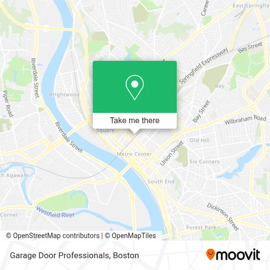 Garage Door Professionals map