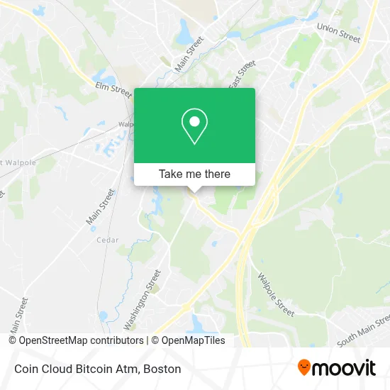 Coin Cloud Bitcoin Atm map