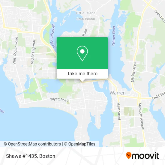 Shaws #1435 map