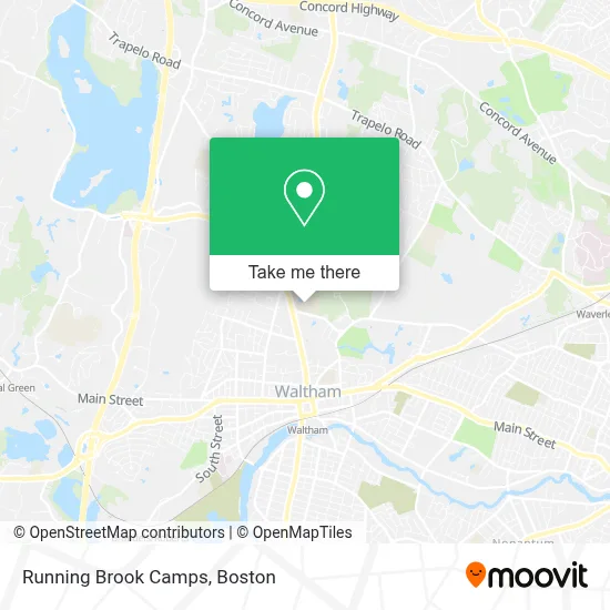 Running Brook Camps map