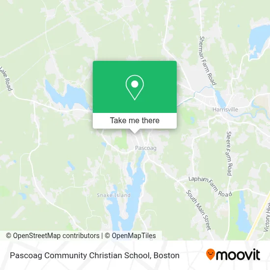 Pascoag Community Christian School map