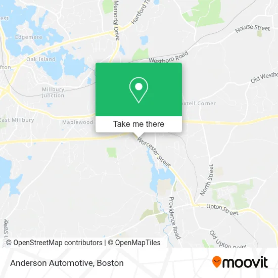 Anderson Automotive map