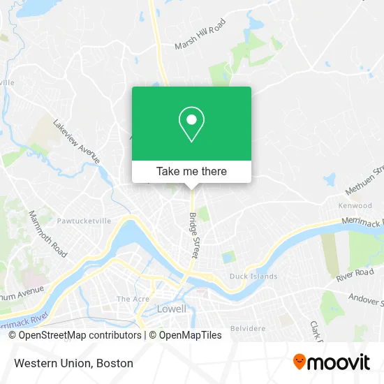 Western Union map