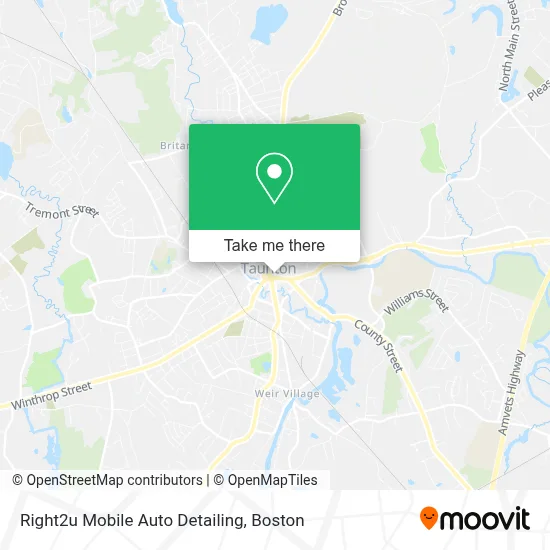 Right2u Mobile Auto Detailing map