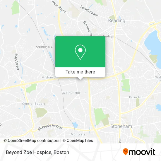 Beyond Zoe Hospice map