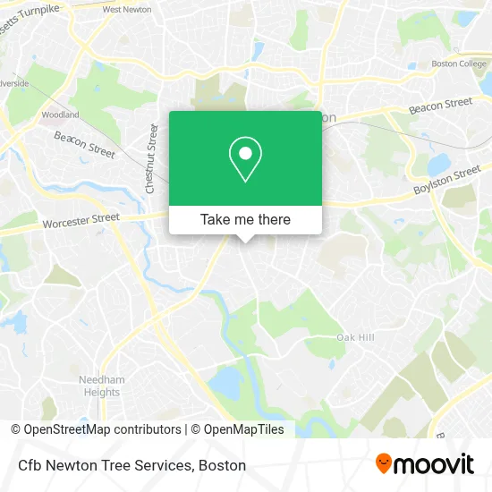 Cfb Newton Tree Services map