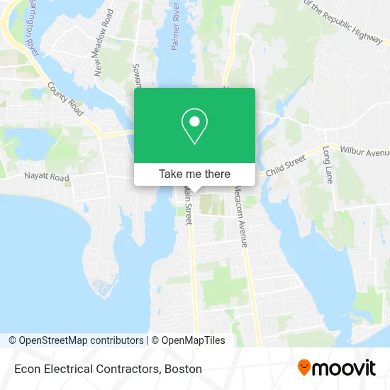 Econ Electrical Contractors map