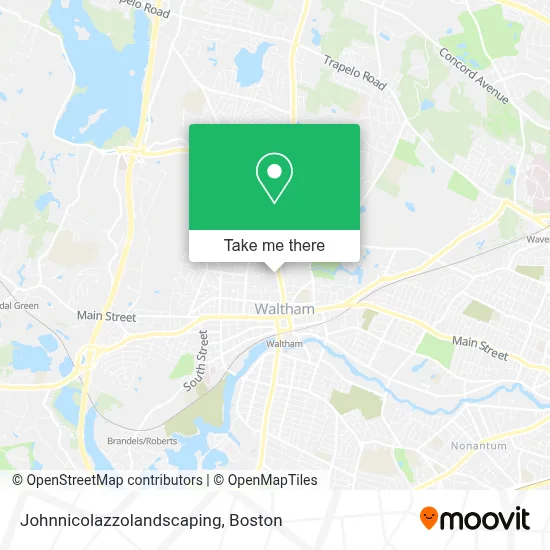 Johnnicolazzolandscaping map
