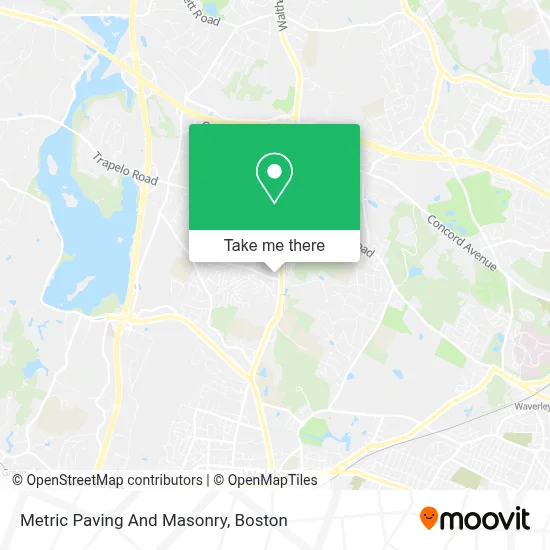 Metric Paving And Masonry map