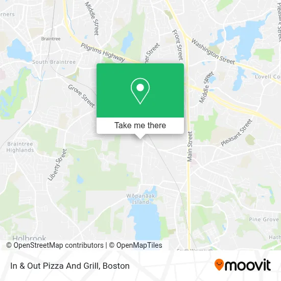 In & Out Pizza And Grill map