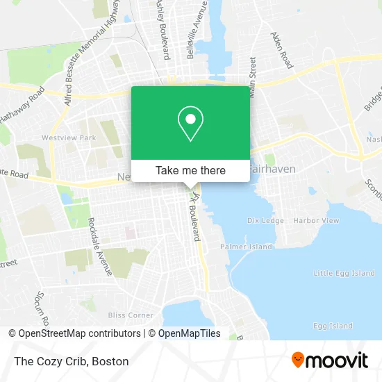 The Cozy Crib map