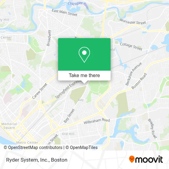 Ryder System, Inc. map