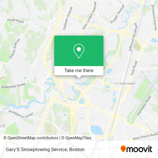 Gary’S Snowplowing Service map