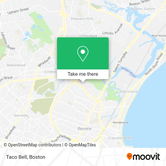 Taco Bell map