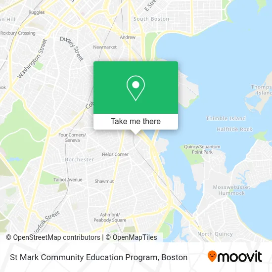 St Mark Community Education Program map