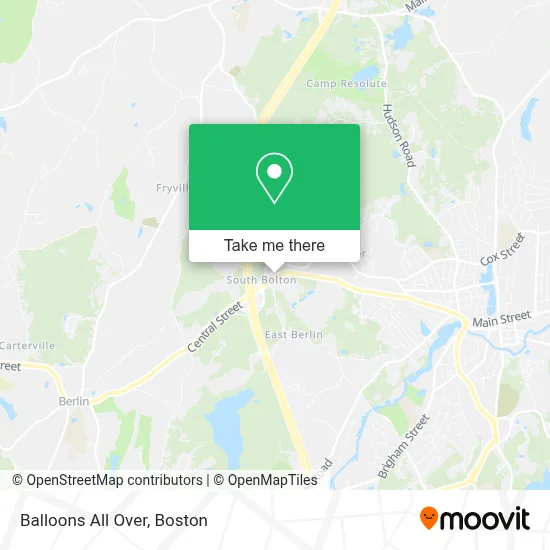 Balloons All Over map