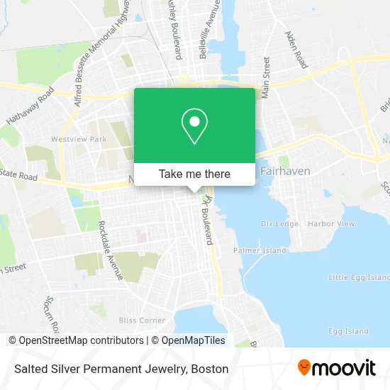 Salted Silver Permanent Jewelry map
