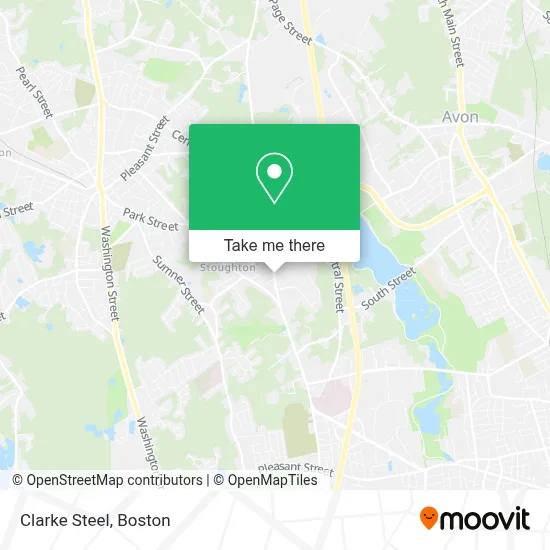 Clarke Steel map