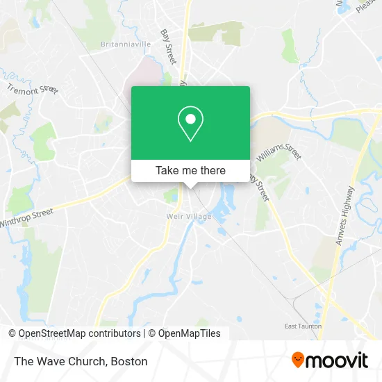 The Wave Church map