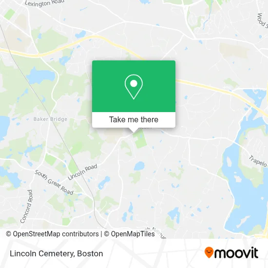 Lincoln Cemetery map
