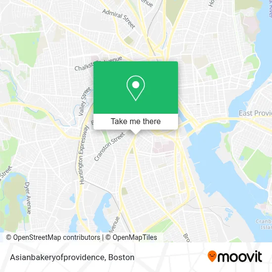 Asianbakeryofprovidence map