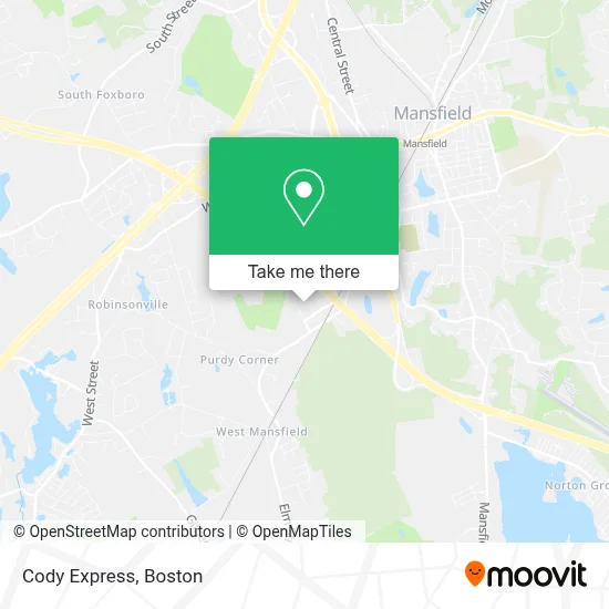 Cody Express map