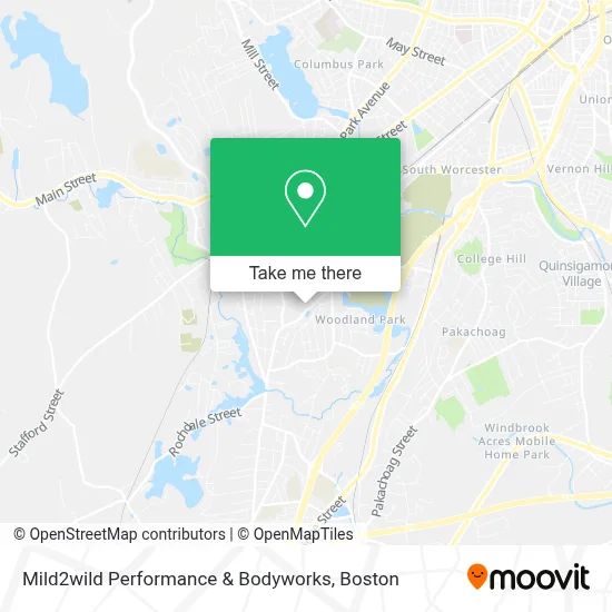 Mild2wild Performance & Bodyworks map