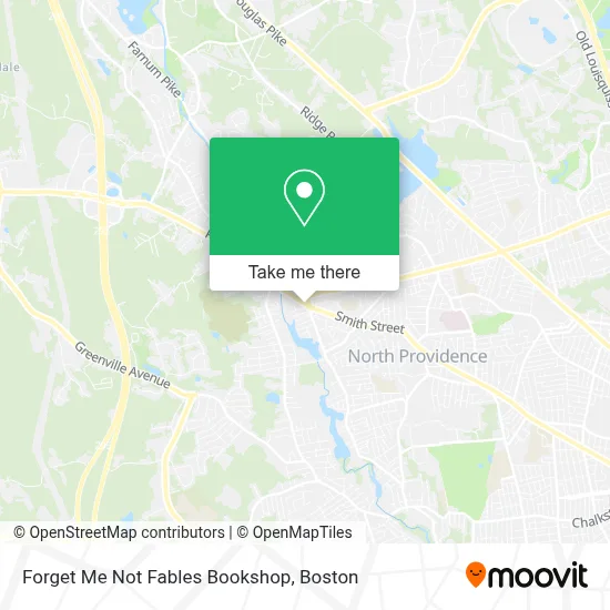 Forget Me Not Fables Bookshop map