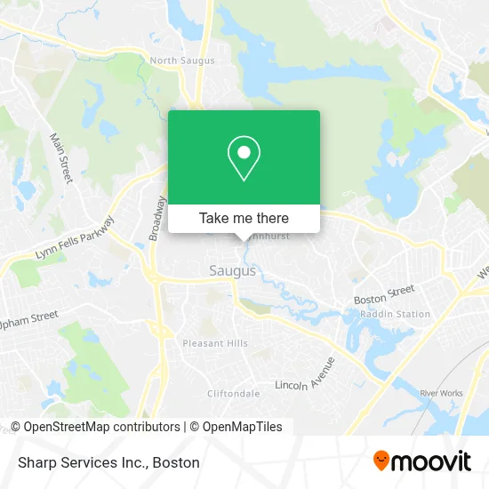 Sharp Services Inc. map