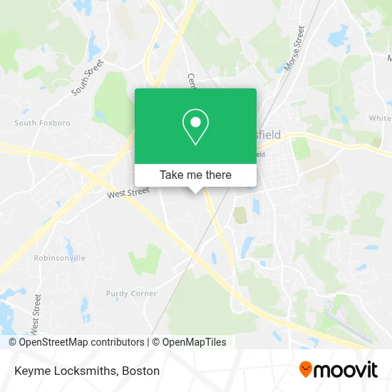 Keyme Locksmiths map