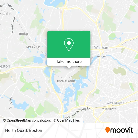 North Quad map