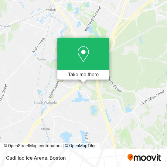 Cadillac Ice Arena map