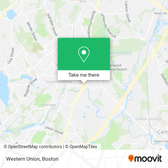 Western Union map