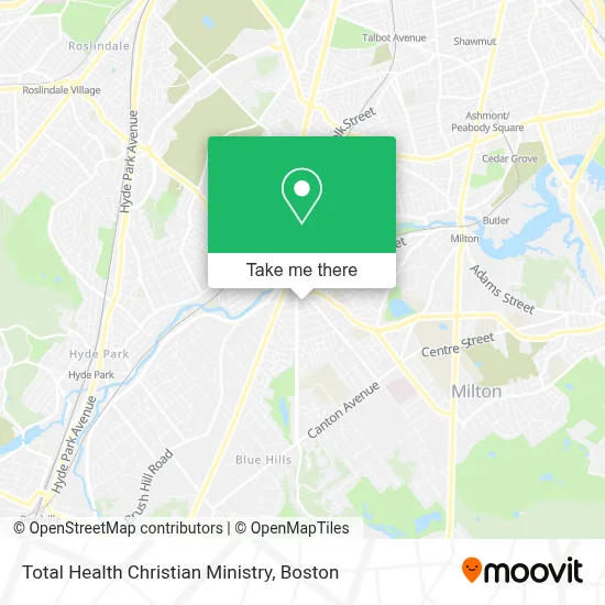 Total Health Christian Ministry map