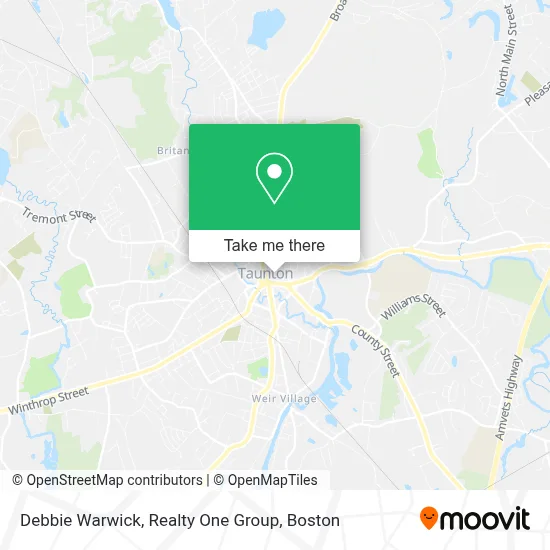 Debbie Warwick, Realty One Group map